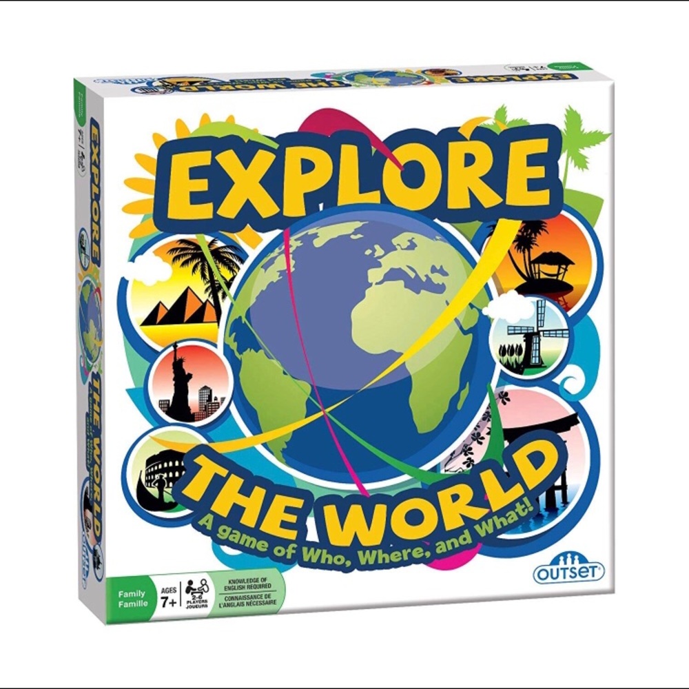 OUTSET | UNOPENED Explore The World board game